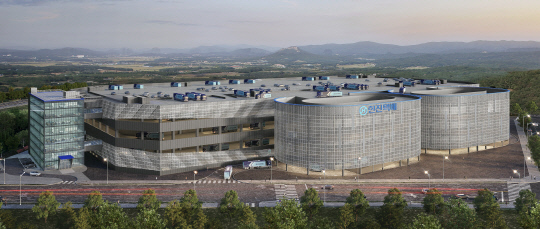 한진 대전 스마트 메가 허브 터미널 조감도. 한진 제공